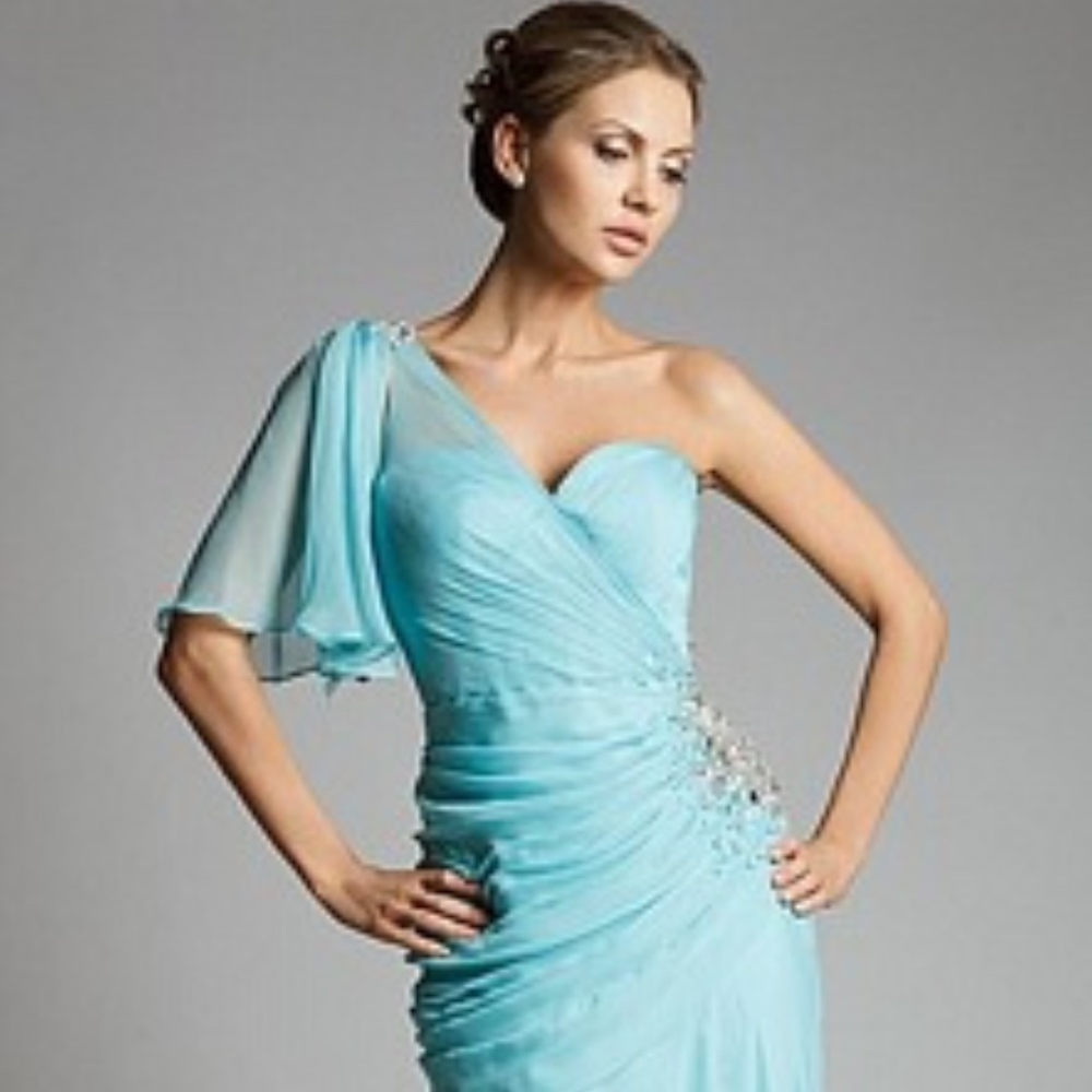Jovani evening dress, mint green, size 4
